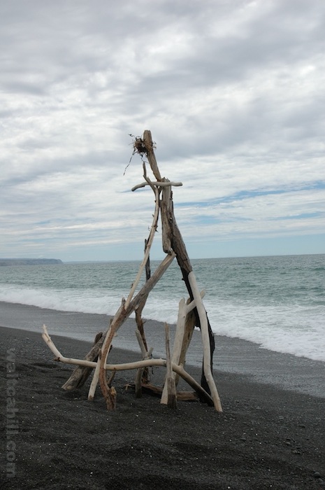 Driftwood Art: We made this Christmas Tree on a Christmas Day afternoon.