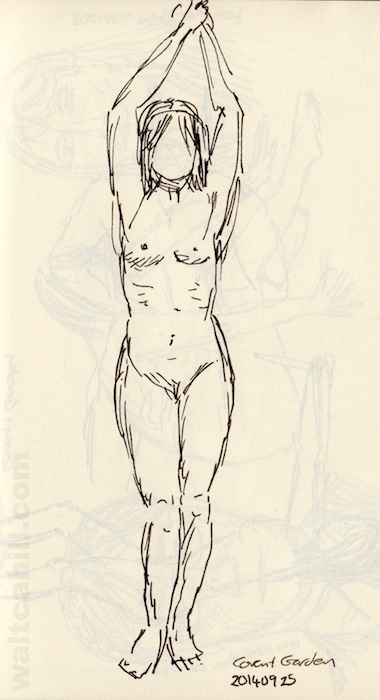 Covent Garden Life Drawing #63
