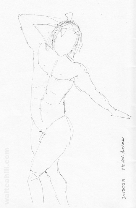 Covent Garden Life Drawing #81