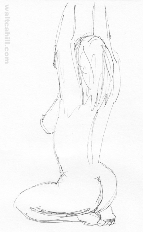 Covent Garden Life Drawing #140