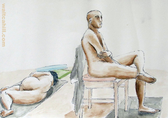 Covent Garden Life Drawing #124