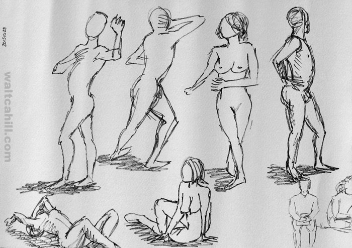 Covent Garden Life Drawing #131