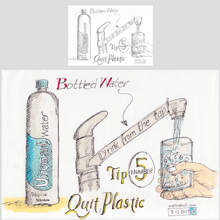 Quit Plastic: Tip Number Five [adjusted and coloured]