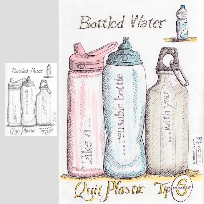 Quit Plastic: Tip Number Six [adjusted and coloured]