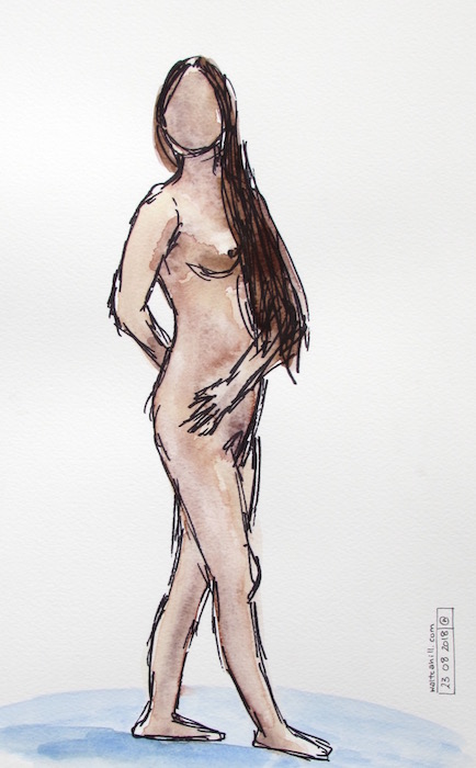Covent Garden Life Drawing #204