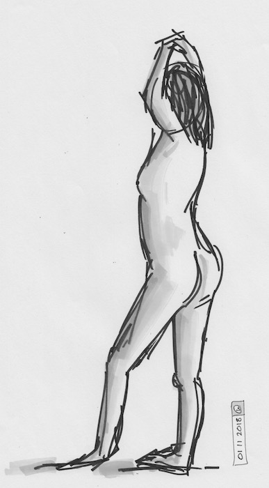 Covent Garden Life Drawing #209