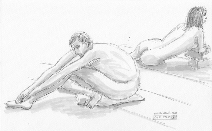 Covent Garden Life Drawing #216
