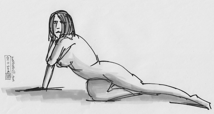 Covent Garden Life Drawing #211