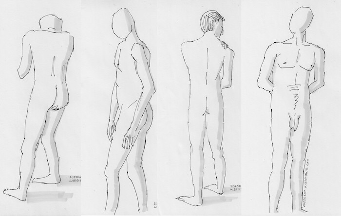 BD Life Drawing #07 to #10