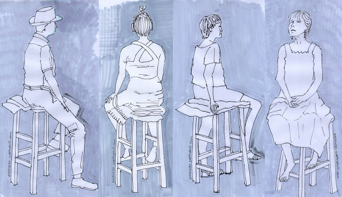 BD Life Drawings #27 to #30