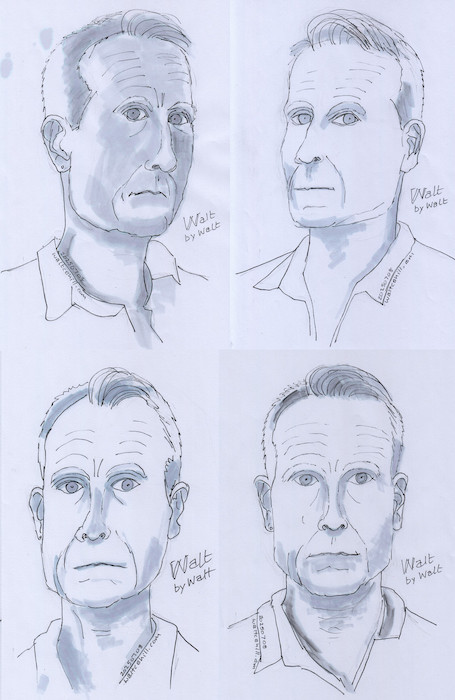 Walt Cahill Self Portraits