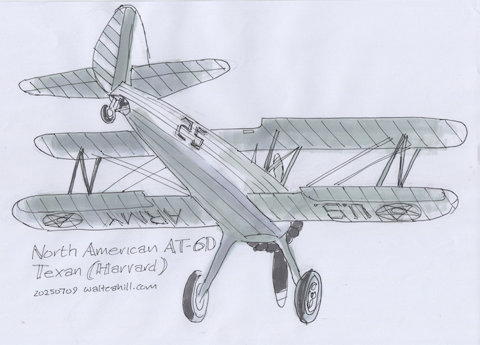 North American AT6D. Texan Harvard