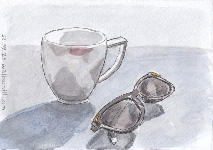 Cup And Sunglasses