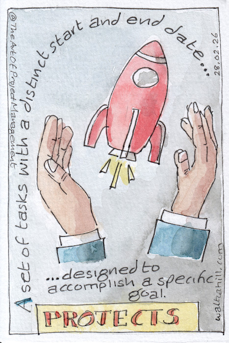 Projects: A set of tasks