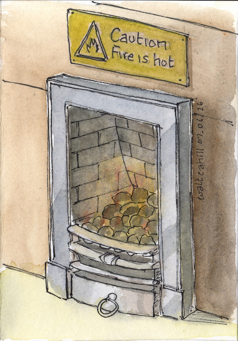 Caution. Fire is Hot