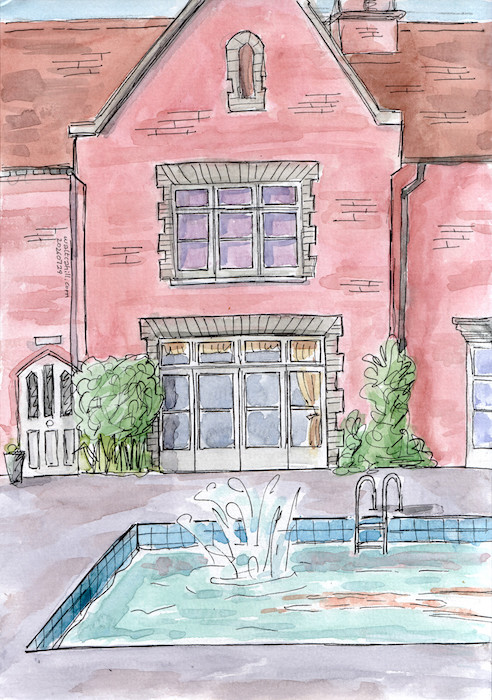 Hockney’s ‘A Bigger Splash’ at Springfield House