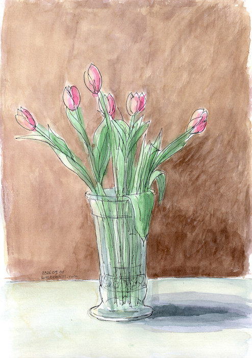 Vase of Tulips